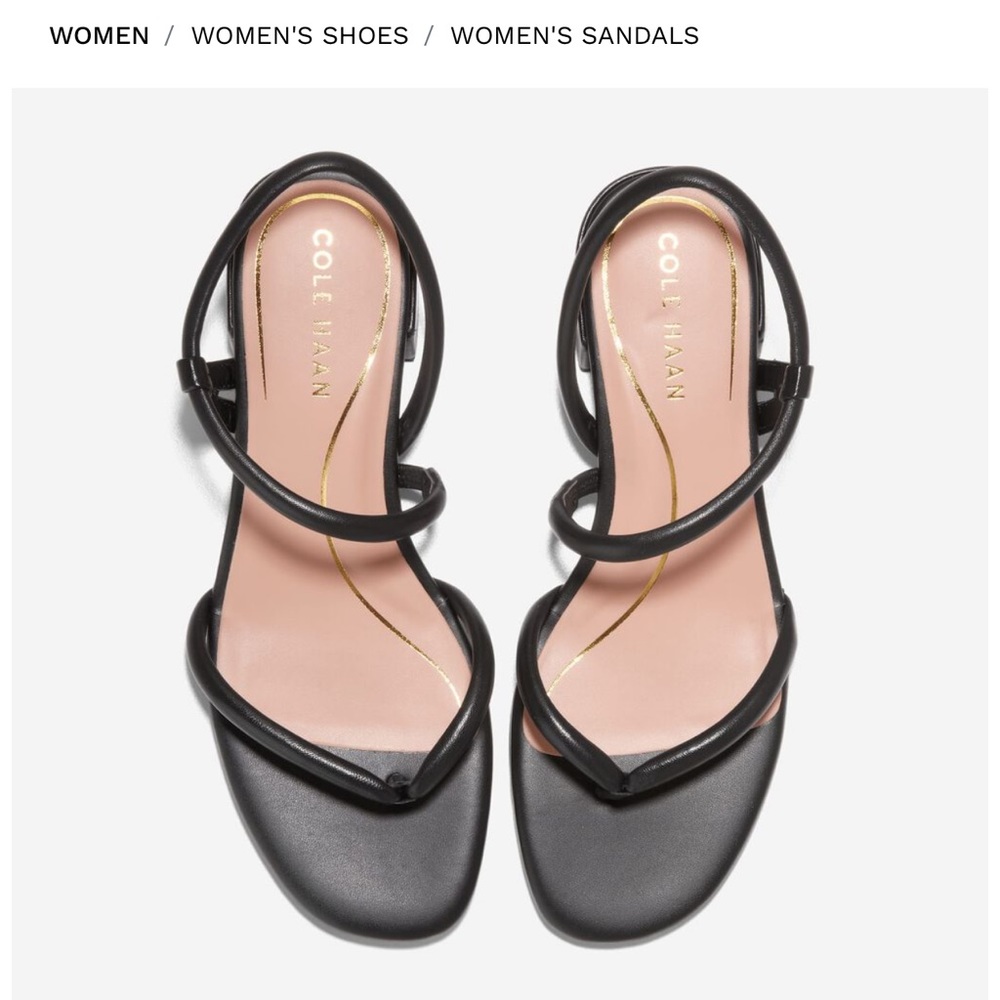 Cole Hann Leather Cali sandal